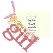 Baby Shower Invitations, Its a Girl Banner